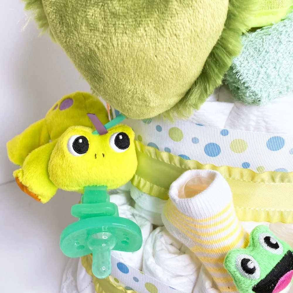 Frog Diaper Cake